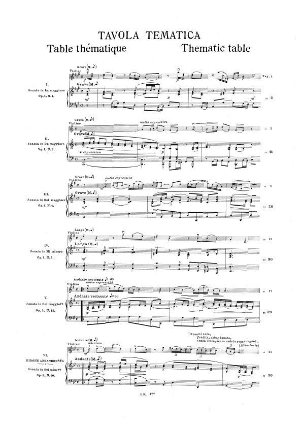 6 Sonate - housle a klavír